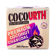 CocoUrth Mini Cube Charcoal | 100 Pieces Per Pack | Oxide Hookah