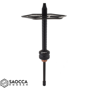 SAOCCA Hookah Stem & Tray by HookahJohn - Black