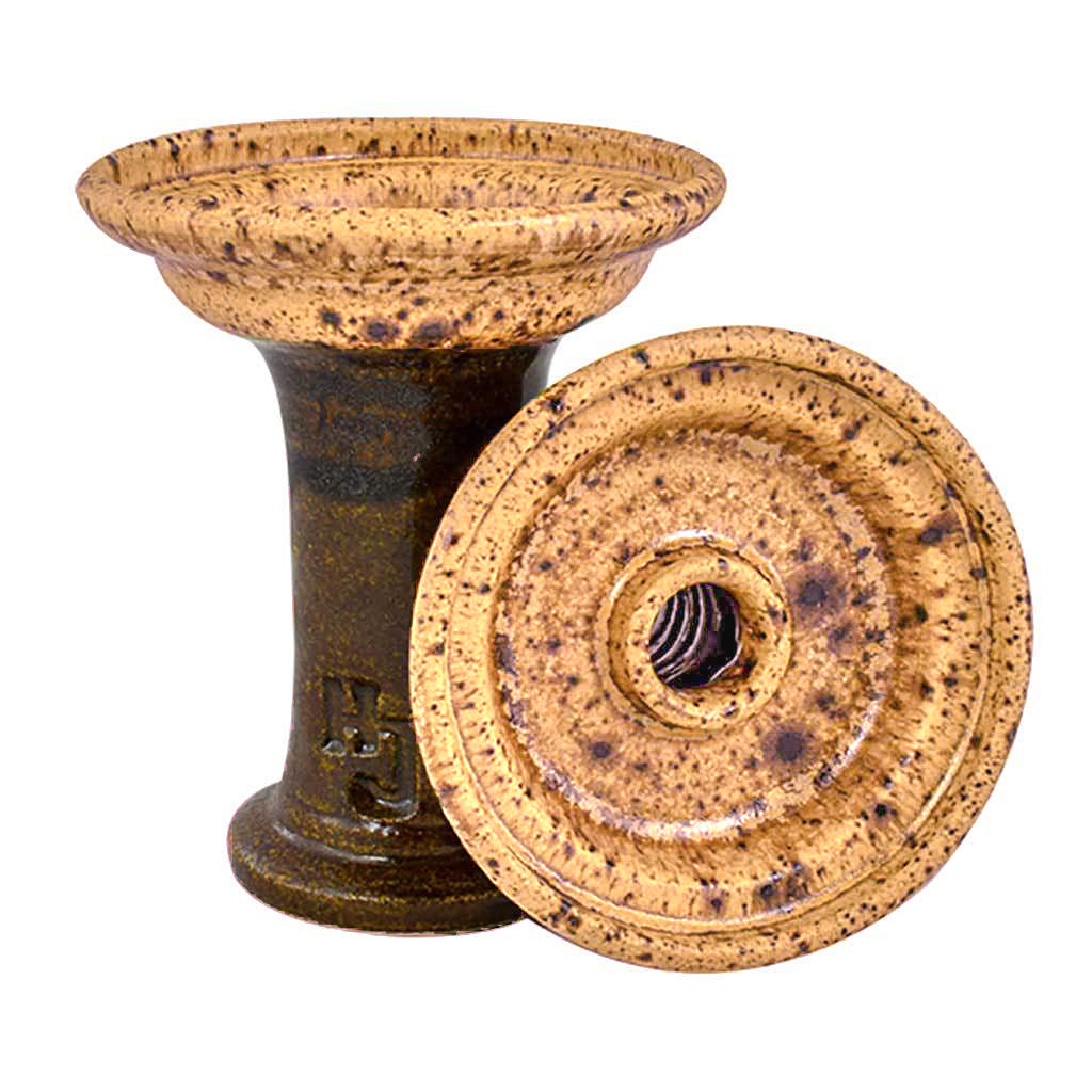 Hookah John Ferris  Shisha Bowl - Golden Nugget Glaze